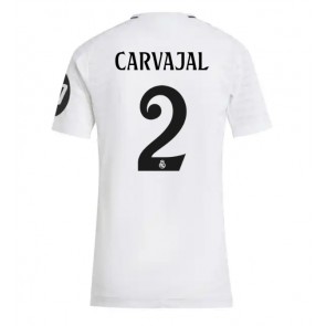 Real Madrid Daniel Carvajal #2 Domaci Dres za Ženska 2024-25 Kratak Rukavima